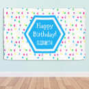 Search for rainbow birthday banners Pink