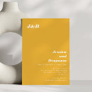 Search for marigold yellow invitations Minimalist