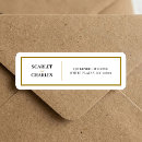 Search for black tie return address labels Formal