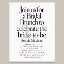 Search for bridal brunch invitations Simple