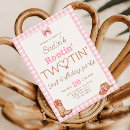 Search for western girl birthday invitations Rodeo