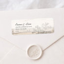 Search for toile return address labels Vintage