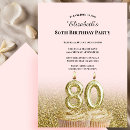 Search for female 80th birthday invitations Grandmother