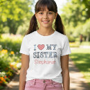 Search for i love my sister tshirts Sibling