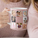 Search for dusty pink mugs Photo collage