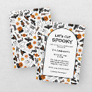 Search for orange halloween invitations Let's get spooky