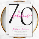 Search for seventy birthday invitations Seventy and fabulous