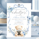 Search for blue and silver christening invitations For kids