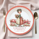 Search for mushrooms paper plates Girl