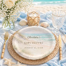 Search for beach baby shower plates Sea you soon