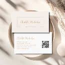 Search for beige business cards Qr code