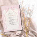 Search for pink pearl invitations Coquette