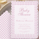 Search for gingham invitations Mother to be