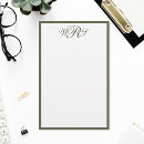 Search for monogram stationery stationery paper Elegant
