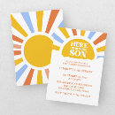 Search for here comes the son invitations You are my sunshine