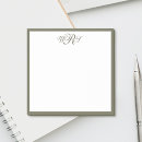 Search for initial post it notes Monogrammed