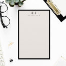 Search for black bordered stationery paper Simple