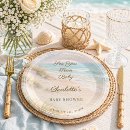 Search for beach baby shower plates Coastal