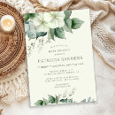 Search for watercolor greenery baby shower invitations Floral