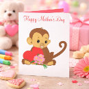 Search for monkey mothers day cards Mum