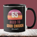 Search for 65th birthday mugs Stylish
