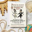 Search for roaring 20s party invitations Flapper