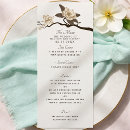 Search for vintage wedding menus Floral
