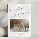 Search for modern minimalist save the dates Black and white