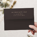 Search for brown wedding envelopes Modern