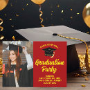 Search for red graduation invitations Modern