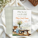 Search for picnic in the park invitations Family reunion