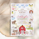 Search for barnyard party invitations Farm animals