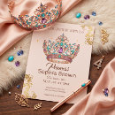 Search for royal celebration birthday invitations Pink and gold