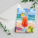 Search for beach cocktail cards Watercolor