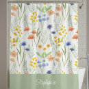 Search for bohemian shower curtains Botanical