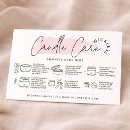 Search for candles business cards Watercolor