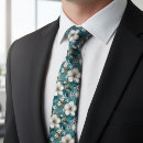 Search for teal floral ties Palm leaves