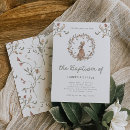 Search for woodland christening invitations Gender neutral