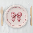 Search for bridal shower paper plates Girly