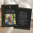 Search for cross funeral invitations Celebration of life