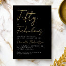 Search for elegant black and gold invitations Minimal typography simple