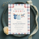 Search for red baby shower invitations Red white and due