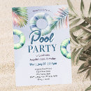 Search for teen birthday invitations Teen pool party