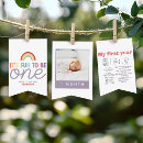 Search for 1st birthday bunting flags Baby girl