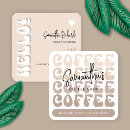 Search for barista business cards Retro