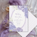 Search for purple invitations Watercolor