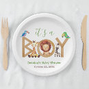 Search for jungle paper plates Lion