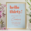 Search for birthday posters Bold typography