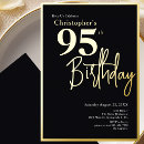 Search for elegant 95th birthday invitations Adult birthday party