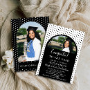 Search for polka dots graduation invitations University